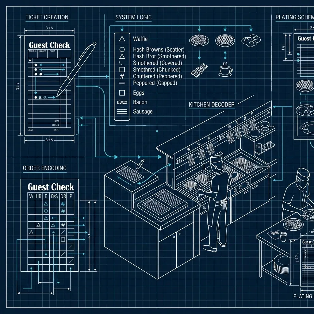 Blueprint illustration of The Marking System: How Tickets Actually Work