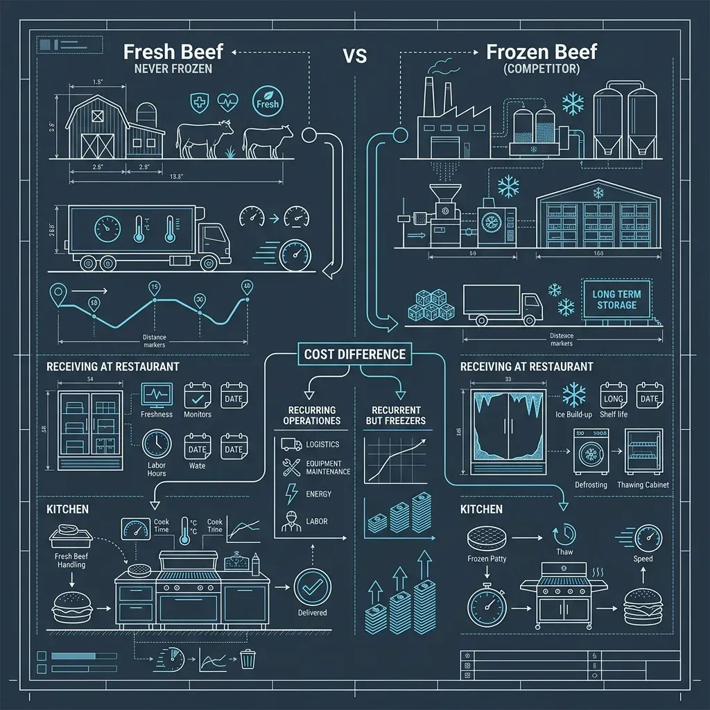 Blueprint illustration of What This Costs — And Why Most Chains Don’t Bother
